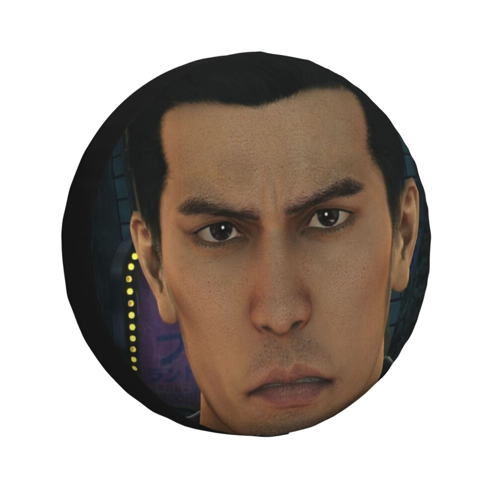 (Yakuza Kiryu That's Rad_880) Spare Tire Cover For Rv Trailer, Waterproof Wheel Covers Protectors Camper Fit For Jeep Wrangler Rv Suv Van Truck Travel 6931076155315