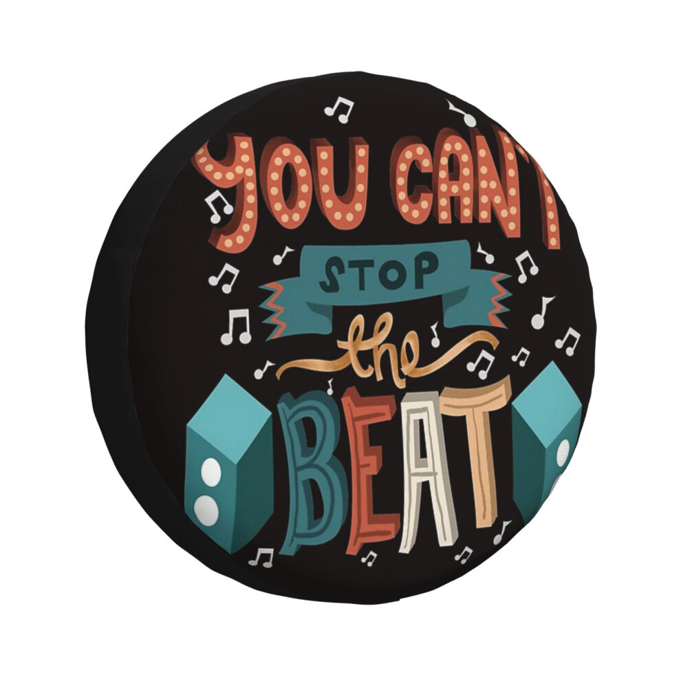 (You Can't Stop The Beat - Musical Theatre_225) Spare Tire Cover For Rv Trailer, Waterproof Wheel Covers Protectors Camper Fit For Jeep Wrangler Rv Su 6931076154691
