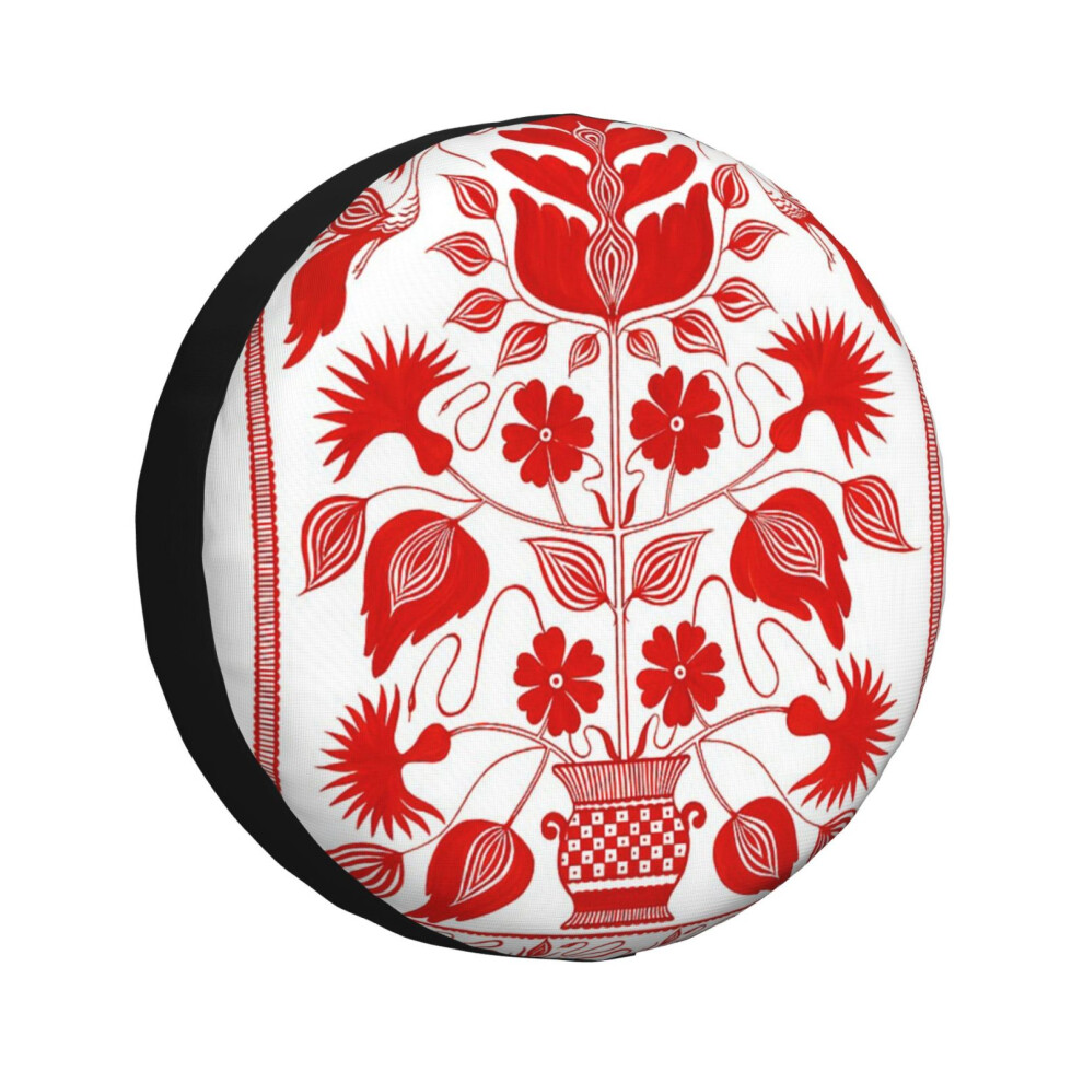 (Ukrainian Firebird _3232) Spare Tire Cover For Rv Trailer, Waterproof Wheel Covers Protectors Camper Fit For Jeep Wrangler Rv Suv Van Truck Travel Ve 6931076161880