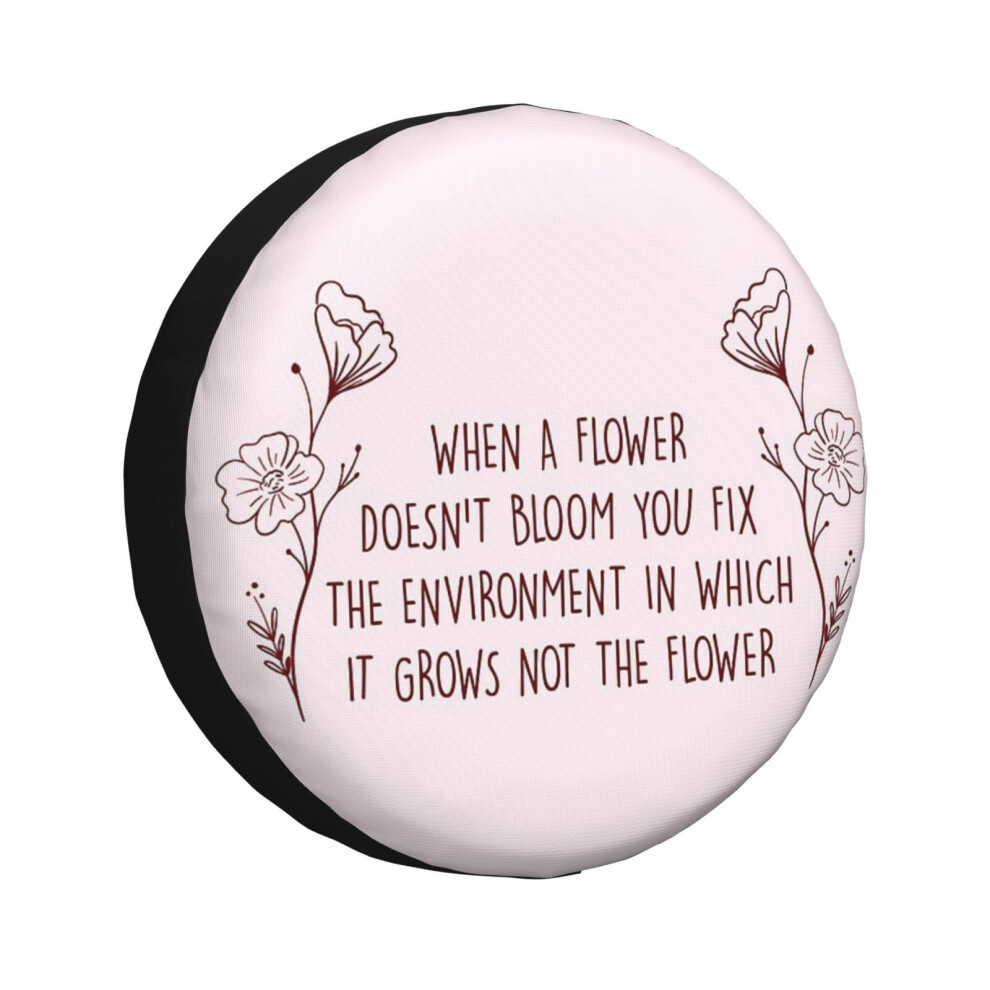 (When A Flower Doesn't Bloom, You Fix The Environment In Which It Grows, Not The Flower. Autism Aware) Spare Tire Cover For Rv Trailer, Waterproof Whe 6931076157555