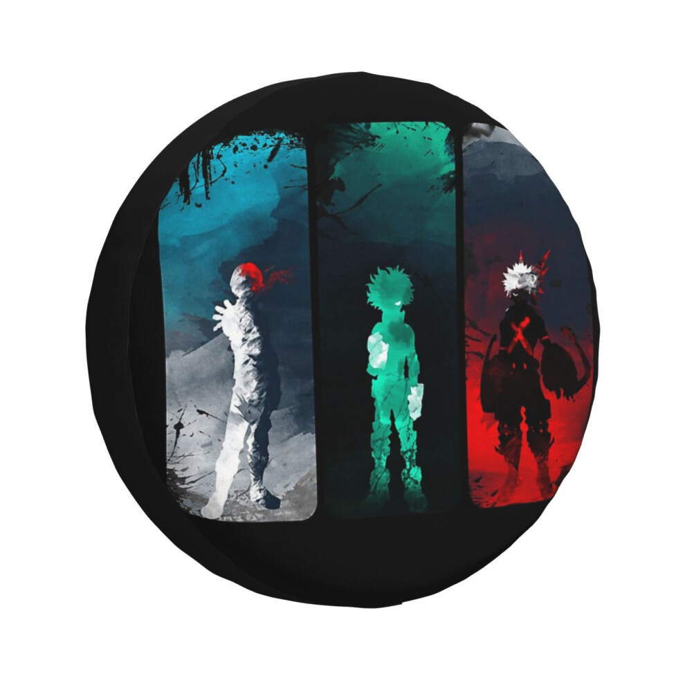 (What's Your Power_965) Spare Tire Cover for RV Trailer, Waterproof Wheel Covers Protectors Camper Fit for Jeep Wrangler Rv SUV Van Truck Travel Vehic-image-OPC-PGN7NVF-NEW