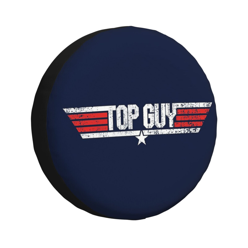 (Top Guy - Top Gun Parody_3717) Spare Tire Cover for RV Trailer, Waterproof Wheel Covers Protectors Camper Fit for Jeep Wrangler Rv SUV Van Truck Trav-image-OPC-PGN7PHJ-NEW