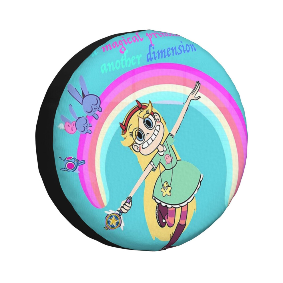 (Star Vs The Forces Of Evil_3448) Spare Tire Cover for RV Trailer, Waterproof Wheel Covers Protectors Camper Fit for Jeep Wrangler Rv SUV Van Truck Tr-image-OPC-PGN7PKK-NEW