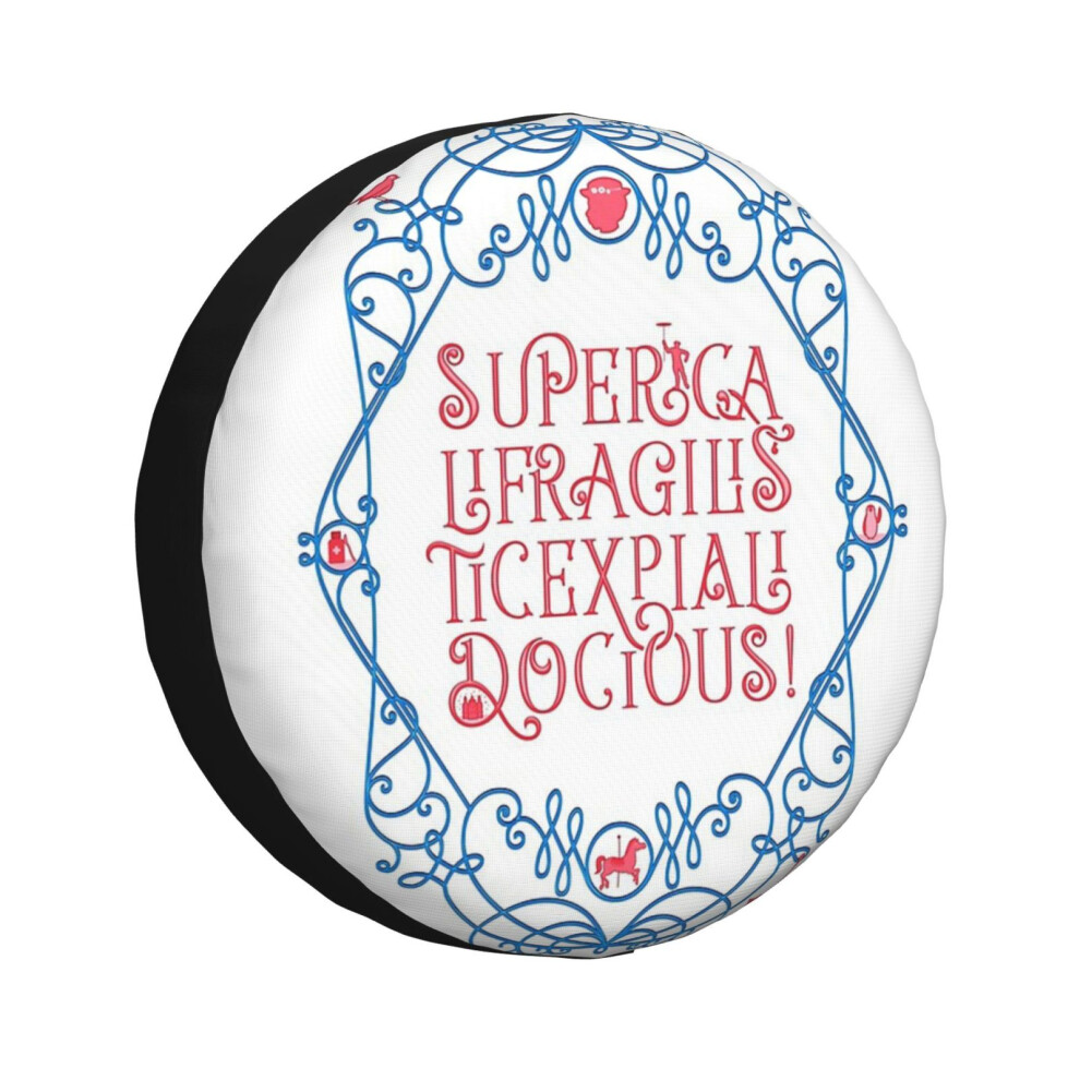 (Whimsical Poppins!_4567) Spare Tire Cover For Rv Trailer, Waterproof Wheel Covers Protectors Camper Fit For Jeep Wrangler Rv Suv Van Truck Travel Veh 6931076157395