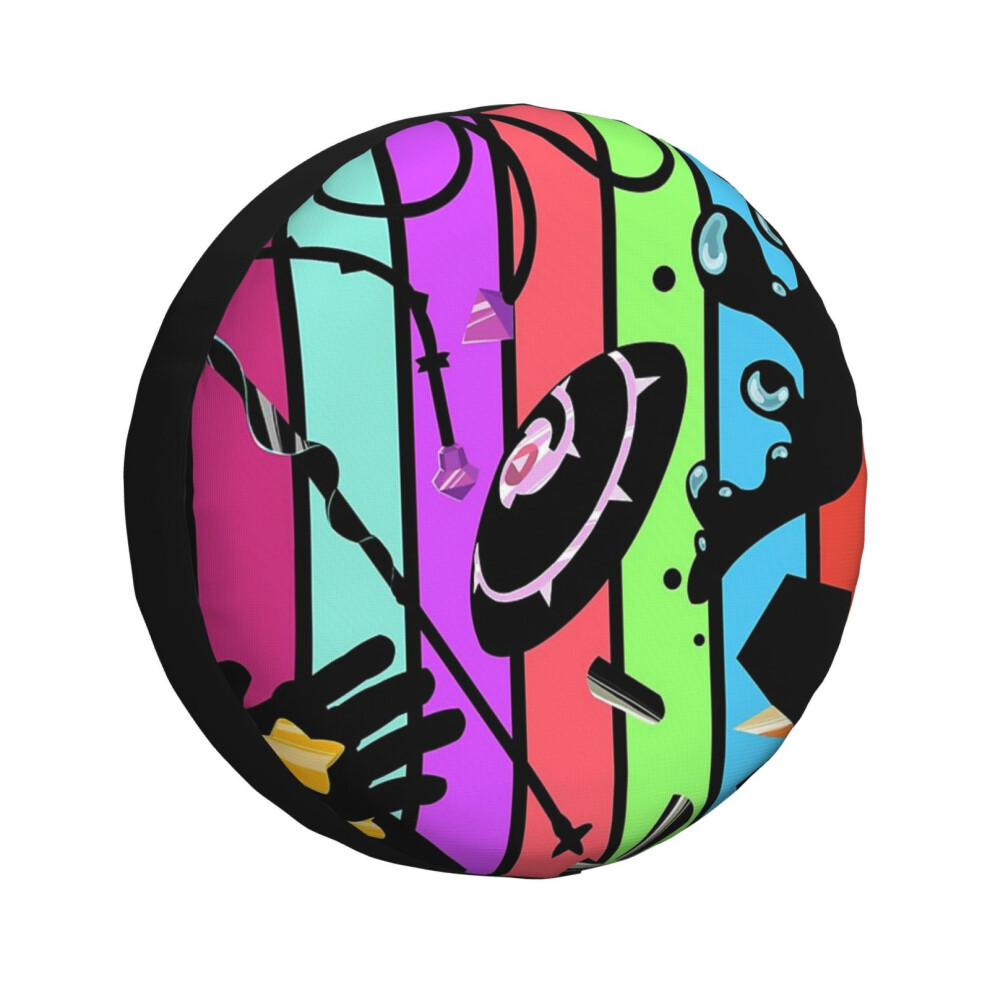 (Weapons And Things_7267) Spare Tire Cover For Rv Trailer, Waterproof Wheel Covers Protectors Camper Fit For Jeep Wrangler Rv Suv Van Truck Travel Veh 6931076158132