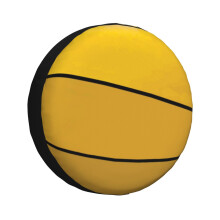 (Waterpolo Yellow Water Polo Ball_5949) Spare Tire Cover for RV Trailer, Waterproof Wheel Covers Protectors Camper Fit for Jeep Wrangler Rv SUV Van Truck Travel Vehicle / 14 15 16 17 Inch