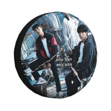 (Weak Hero Class 1 Kdrama_2290) Spare Tire Cover for RV Trailer, Waterproof Wheel Covers Protectors Camper Fit for Jeep Wrangler Rv SUV Van Truck Travel Vehicle / 14 15 16 17 Inch