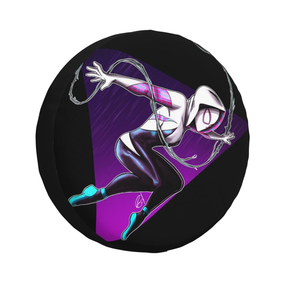 (Spidergwen Superherogift For You_6916) Spare Tire Cover For Rv Trailer, Waterproof Wheel Covers Protectors Camper Fit For Jeep Wrangler Rv Suv Van Tr 6931076153564