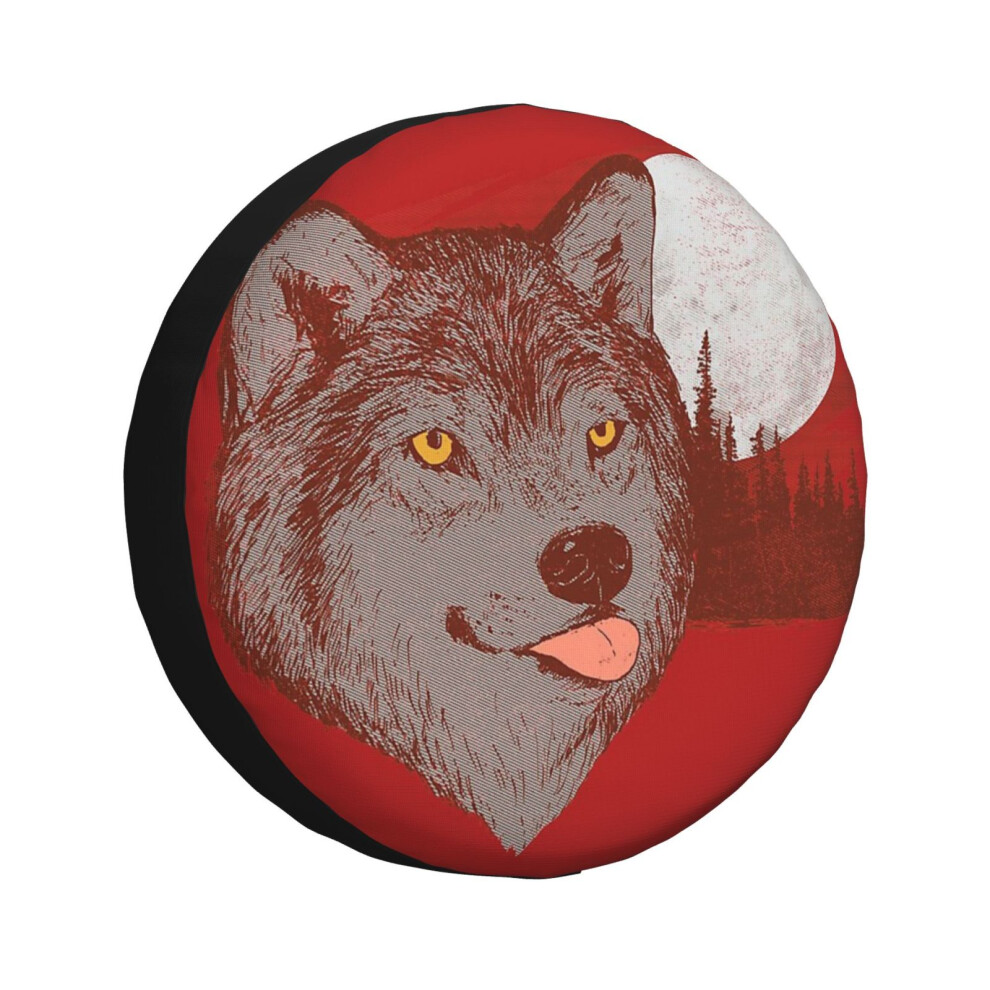 (Spirit Derp_20291) Spare Tire Cover For Rv Trailer, Waterproof Wheel Covers Protectors Camper Fit For Jeep Wrangler Rv Suv Van Truck Travel Vehicle / 6931076153335