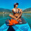 Adjustable Stand Up Paddle Board Paddle with Lock Design Floating Alloy Shaft Paddleboard Paddle 4