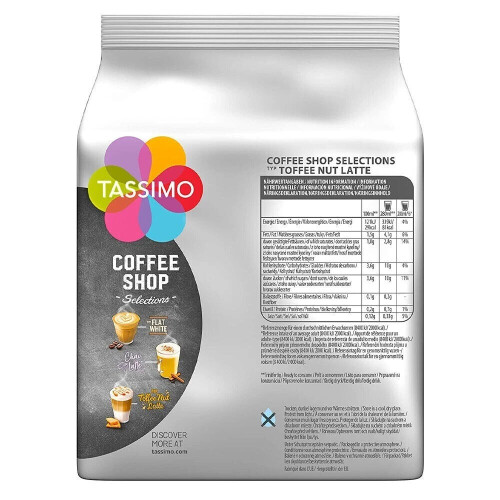 Tassimo Tassimo Coffee Pods Toffee Nut Latte 5 x 8 Drinks (Total 40 Drinks) 2