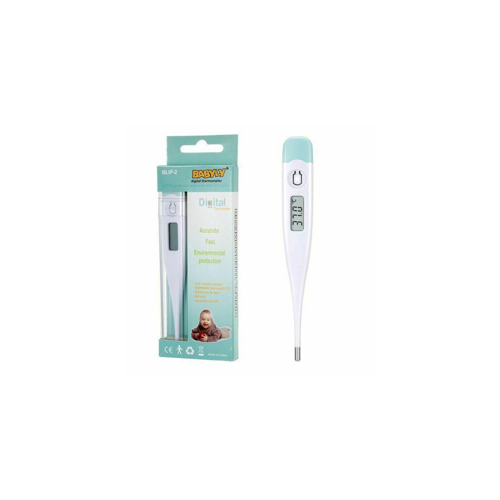BabyLy Digital LCD Thermometer Baby Adults Body Under Arm Thermometer Medical