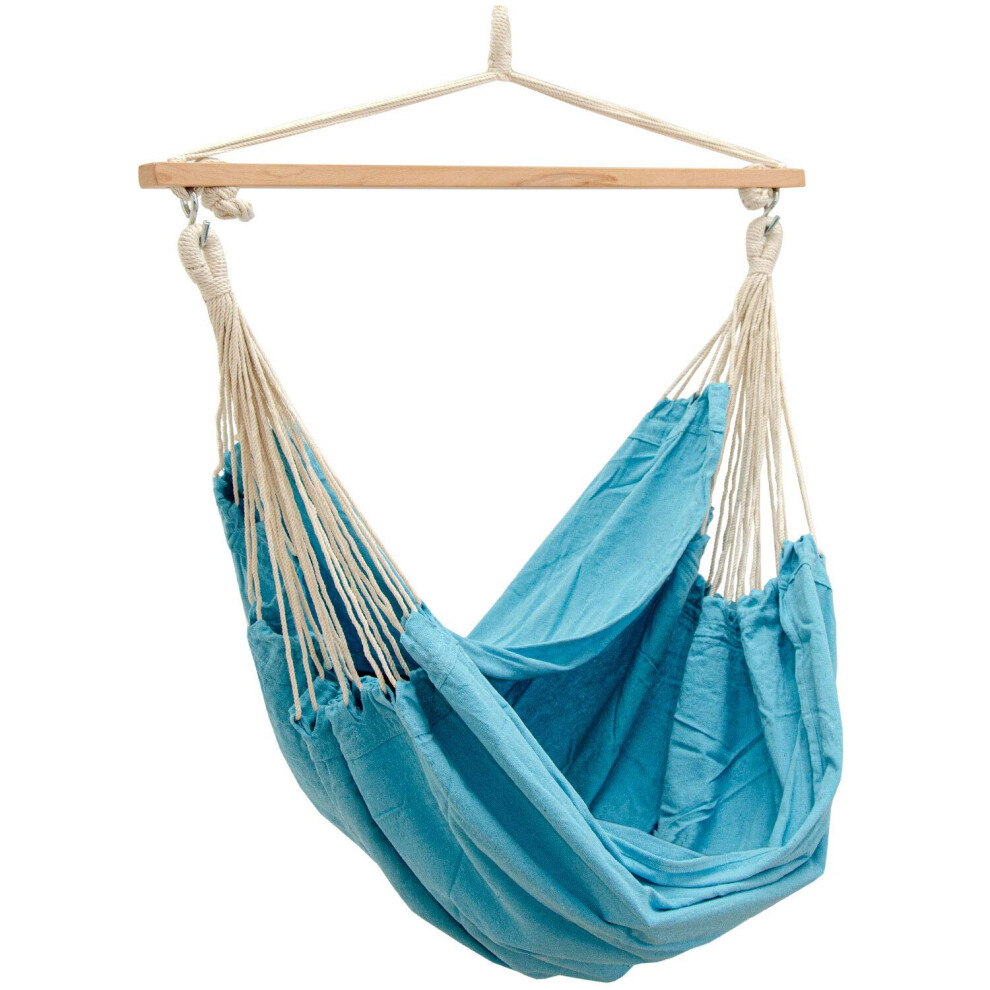 AMANKA Innovative XXL Swing Chair 185x130cm Hanging Seat made of cloth Blue-image-OPC-PGN7ZN2-NEW