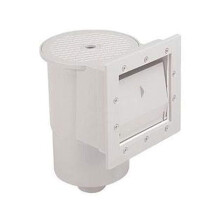 Gre AR100 - Skimmer for cleaning and water treatment of standard pools + inlet valve. Filter system for pools, colour: white, 27 x 22 x 35 cm