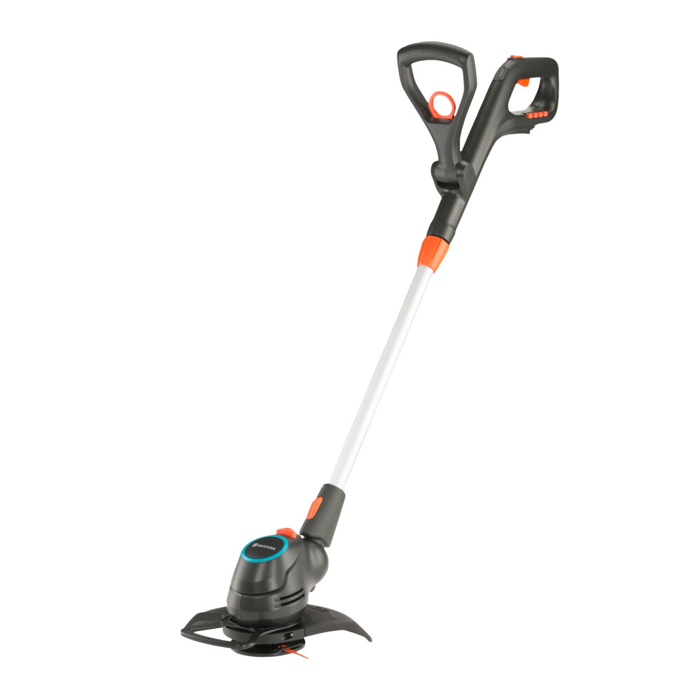 Gardena Battery Trimmer Comfortcut 23/18V P4a Without Battery: Lawn Strimmer With 230-Mm Cutting Diameter, Telescopic Shaft And Pivoting Trimmer Head