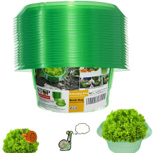 VDYXEW 20 pieces snail protection, snail collar for your salad plants and cabbage, snail repellent without chemicals, snail collar made of plastic
