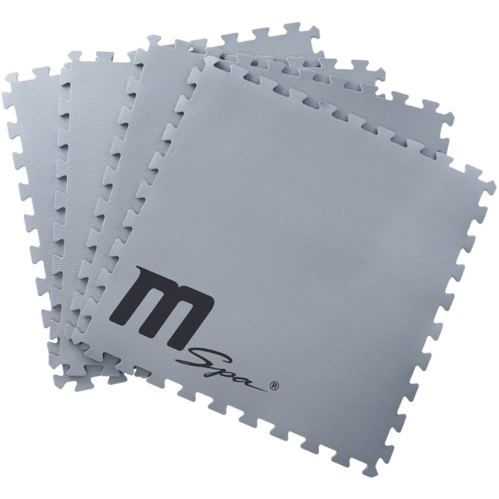MSpa Inflatable Hot Tub Heat Retaining Foam Mat Accessories 9 Pcs Set