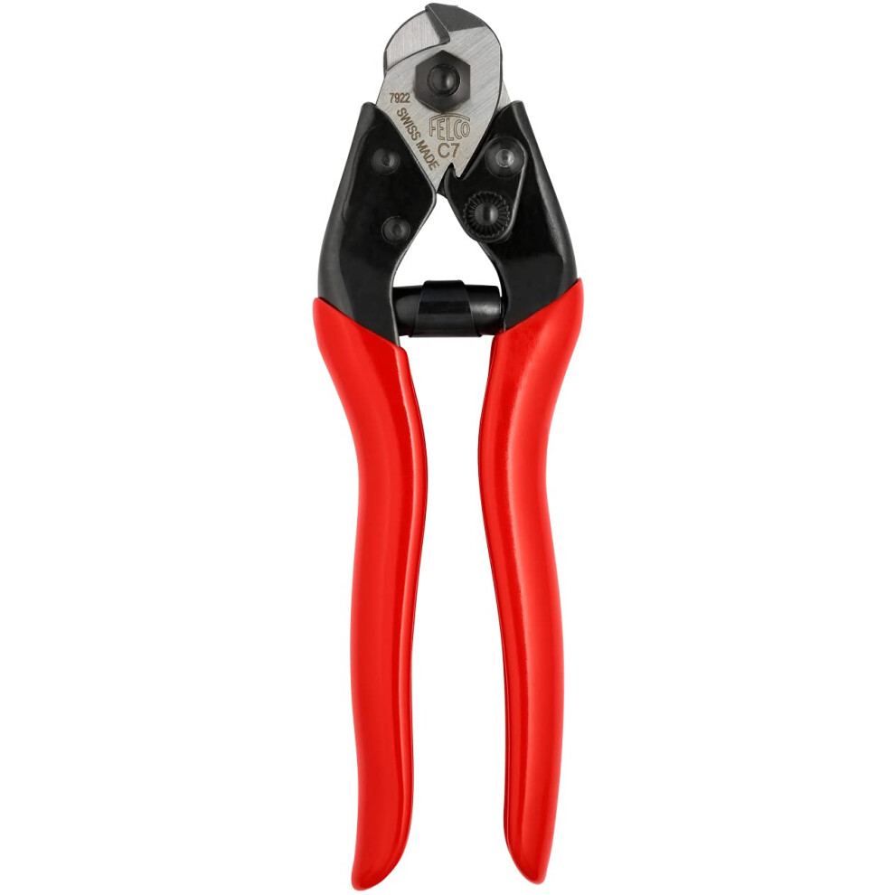 Felco Wire Cutter Model C7 One Handed Operation Triangular Cutting System Cuts 7mm Wire and Cable Without Squashing Dinghy Sailing Rigging Yacht