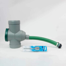 3P Filter Collector Universal, Rainwater Diverter and Filter with link kit - Ideal for Water Butts (Grey)