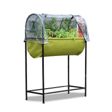 Haxnicks Vigoroot Easy Table Garden | Self Watering Raised Bed Planter With Cover | Doubles As Small Greenhouse | Growing Vegetables Bush Tomatoes