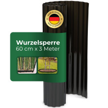 Novatool Root Barrier I 3.5 x 0.60 m I Black I Individually Malleable I Root Protection Sheet Rhizome Barrier for Bamboo Root Stop Weed Barrier Root
