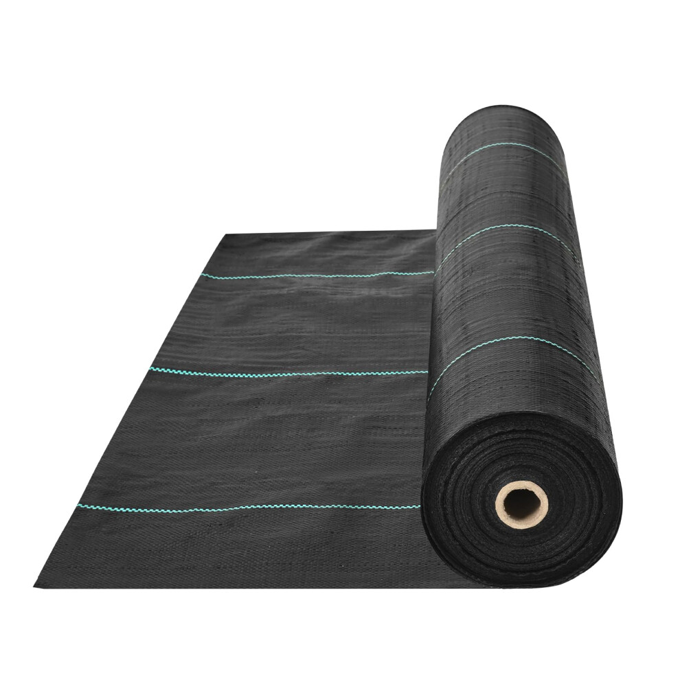 VEVOR 4FTx300FT Premium Heavy Duty Weed Barrier Landscape Fabric, 3.2OZ Woven Geotextile Fabric Under Gravel, High Permeability for Weed Blocker Weed