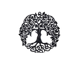 Tree of Life Wall Art Metal Decorative Artwork Iron Indoors Outdoors Garden 59 cm or23 inch Plaque Wall Hanging Metal Wall Decoration