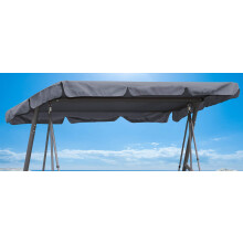 Quick-Star Replacement Roof Universal 3 Seater Grey Replacement Cover Sun Canopy Swing Roof