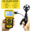 LYCEBELL LC-856A Pro Anemometer with Telescopic Sensor, Wind Speed Meter, Wind Velocity Airflow CFM Meter with Data Storage Back Light LCD for HVAC 3