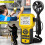 LYCEBELL LC-856A Pro Anemometer with Telescopic Sensor, Wind Speed Meter, Wind Velocity Airflow CFM Meter with Data Storage Back Light LCD for HVAC 5