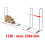 wolfcraft Wolfcraft Stacking Aid for Firewood I 5122000 I Size-adjustable firewood store 4