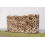 wolfcraft Wolfcraft Stacking Aid for Firewood I 5122000 I Size-adjustable firewood store 5