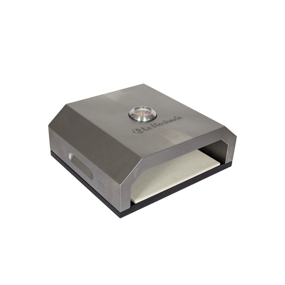 La Hacienda 56294 BBQ Pizza Oven Stainles Outdoor Heating, Stainless Steel