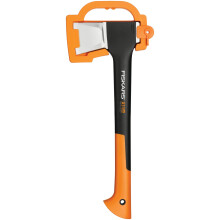 Fiskars Splitting Axe S X11, 1.1 kg, Incl. Storage and Carrying Case, Length: 44 cm, Non-stick Coating, Steel Blade/Fibreglass Handle, Black/Orange,