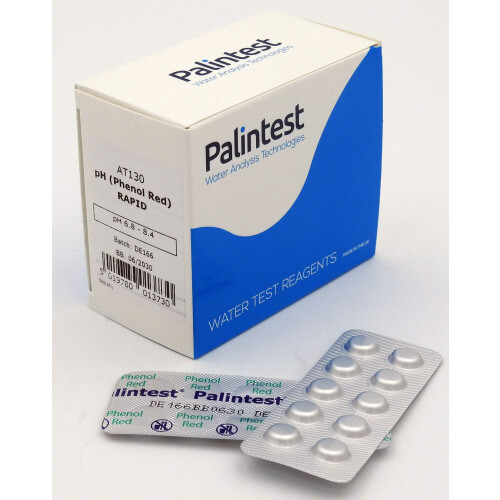 Palintest AT 130 Phenol Red Rapid Dissolving Tablets (250) - Type: 250 per pack