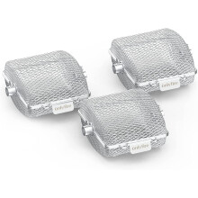Onlyfire 3-Pack Rotisserie Grill Basket Cage, Barbecue Rotating Accessory Kit Fits 1/2?Hexagon, 3/8" Hexagon, 3/8" Square & 5/16" Square Rotisserie