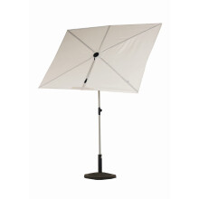 Grand patio Outdoor Umbrella, Versatile Balcony Shade with 360 Degree Roating Parasol, Powder-coated Steel Rectangular Flat Canopy for Deck Apartment