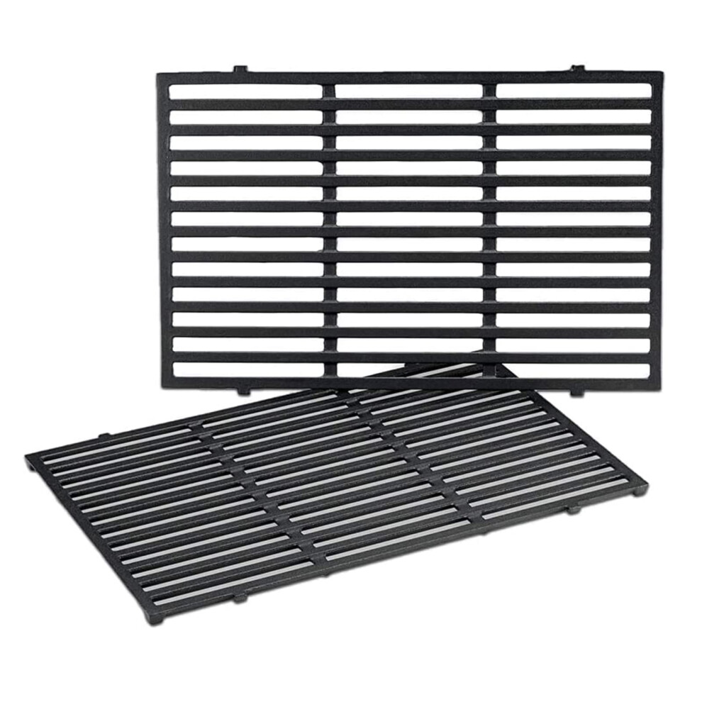 Gftime 49.5Cm X 33Cm Cast Iron Cooking Grate 7524 7528 For Weber Genesis E/S-310/320/330, Ep-310/320/330 (2007-2016), Doesn't Fit Genesis Ii/Lx
