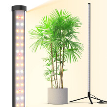 Barrina Grow Lights T10, 42W, 4FT/120cm, 169 LEDs, Full Spectrum, Wide Illumination Area Coverage, Vertical Plant Grow Lights for Indoor Plants with