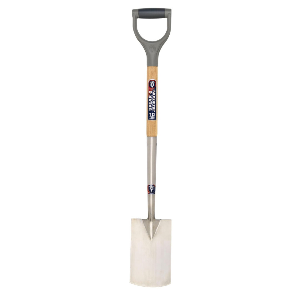 Spear & Jackson 1161Bs Neverbend Stainless Border Spade, Blue