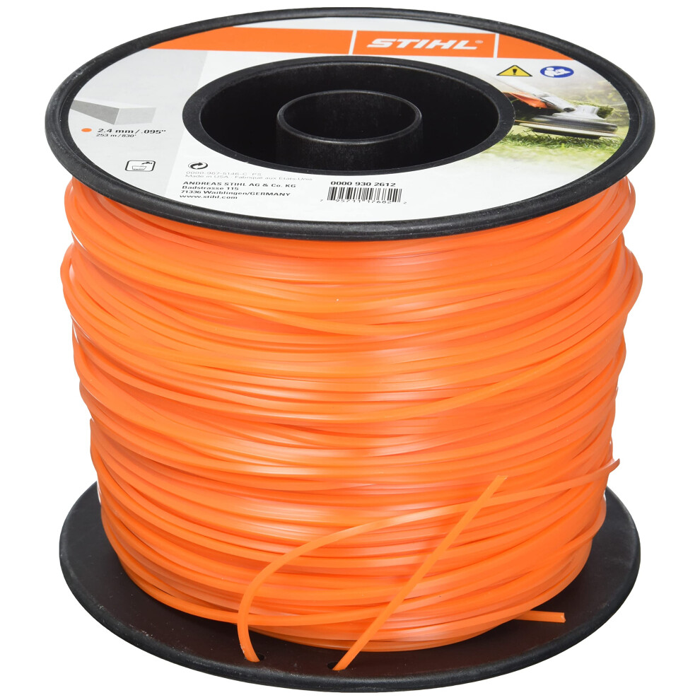 Stihl Mowing Line Square 2.4 mm x 253 m Orange