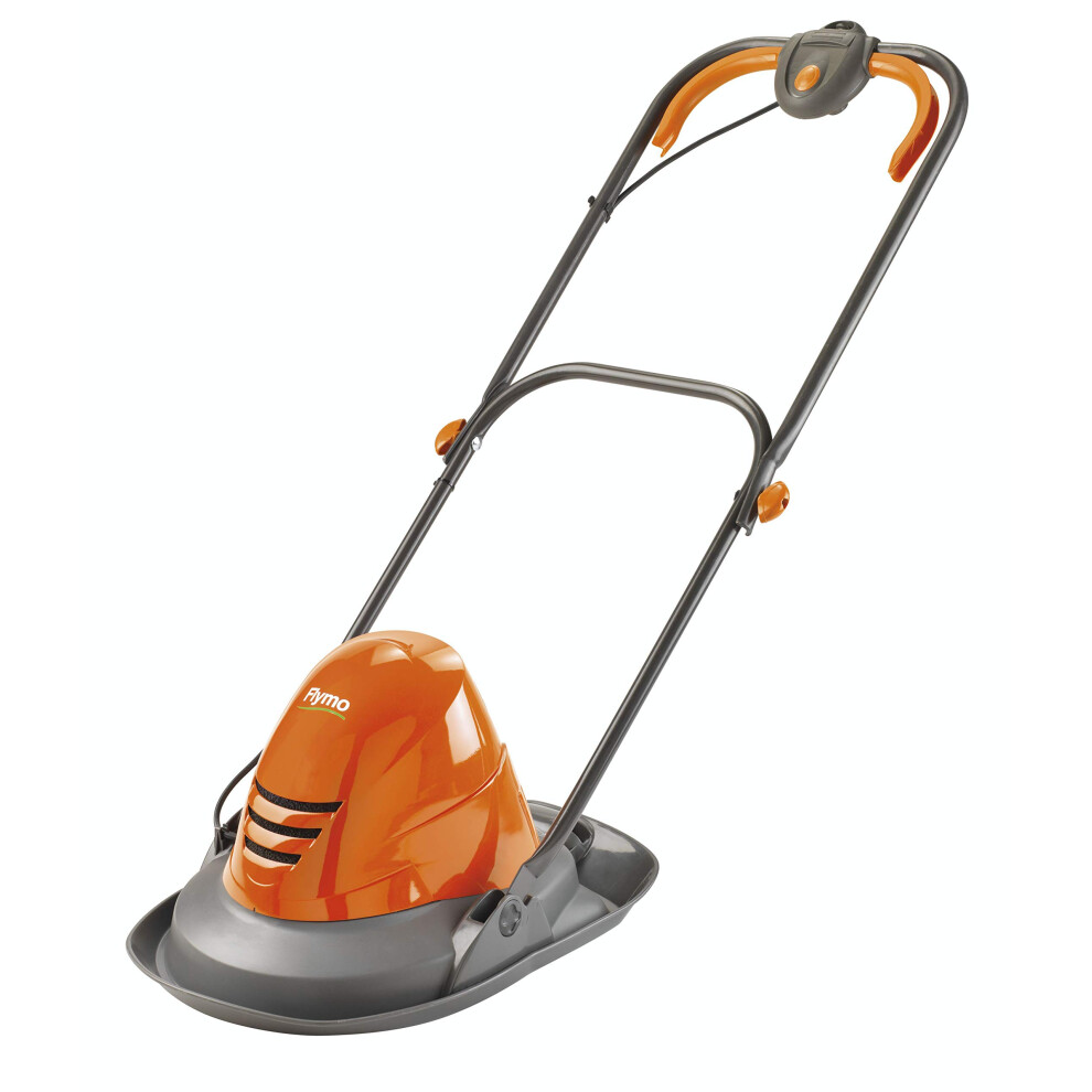 Flymo Turbo Lite 270 Electric Hover Lawn Mower, 1400W, 27Cm Cutting Width