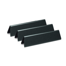 WELL GRILL 7635 38.9cm Flavorizer Bars for Weber Spirit E210 S210 E220 S220 with Front-Mounted Control, Porcelain-Enameled BBQ Heat Plates for Weber