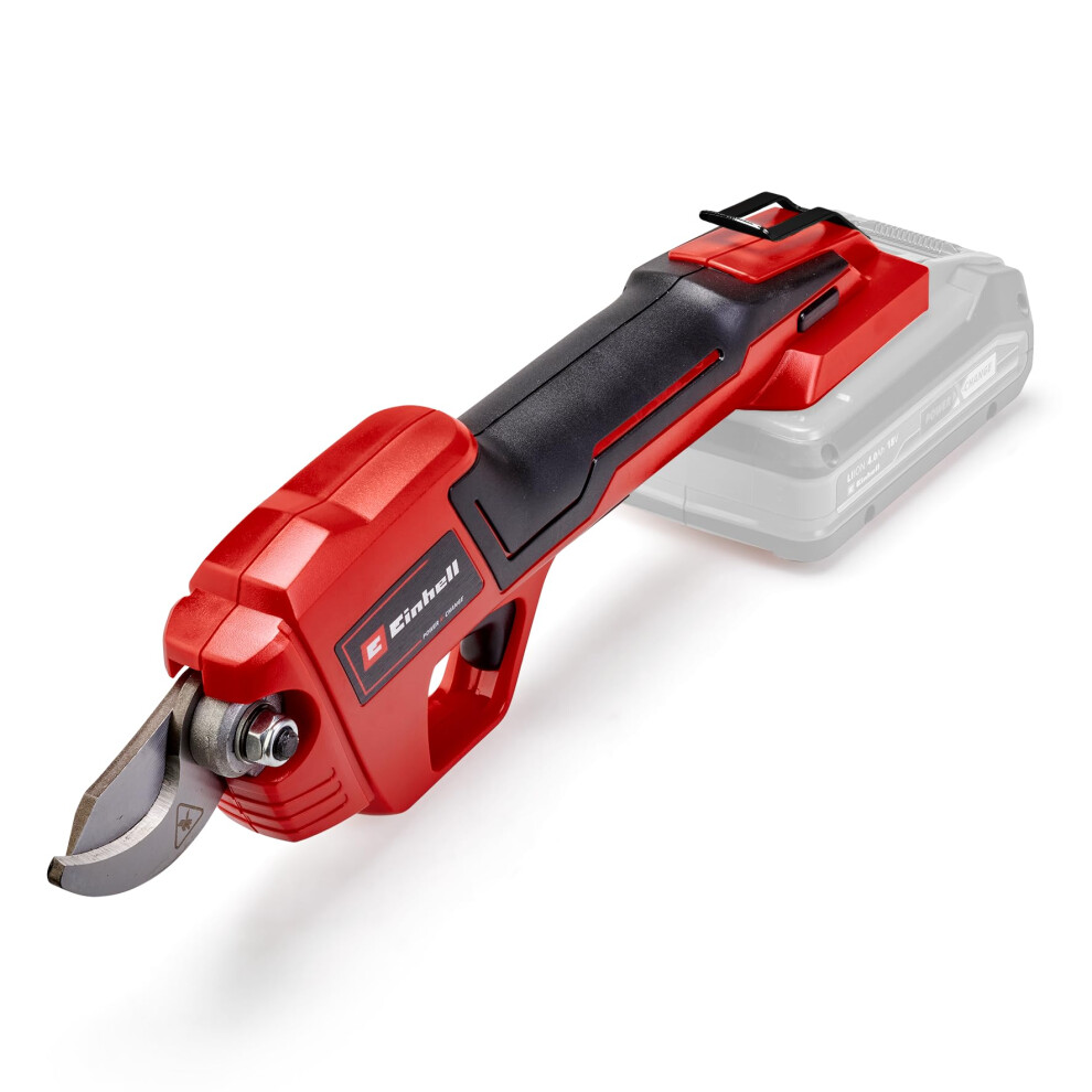 Einhell Power X-Change 18V Cordless Electric Pruning Shears - Motorised Garden Secateurs Heavy Duty Ideal For Arthritic Hands - GE-LS 18 Li-Solo