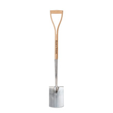 Kent & Stowe Garden Life Stainless Steel Digging Spade, Light and Compact Traditionally-Styled Garden Tool, All Year Round Made from Stainless Steel
