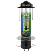 Supa Squirrel Proof Wild Bird Feeder is Designed to Keep Both Squirrels and Larger Bully Birds at Bay, so that Small Garden Birds Can Eat in Peace,