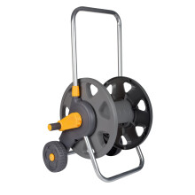 HOZELOCK - Cart Reel 60 m without Equipment : Max Capacity 60m, Reinforced Axis, Freestanding, Stable and Easy to Use, Integrated Handle, Supplied