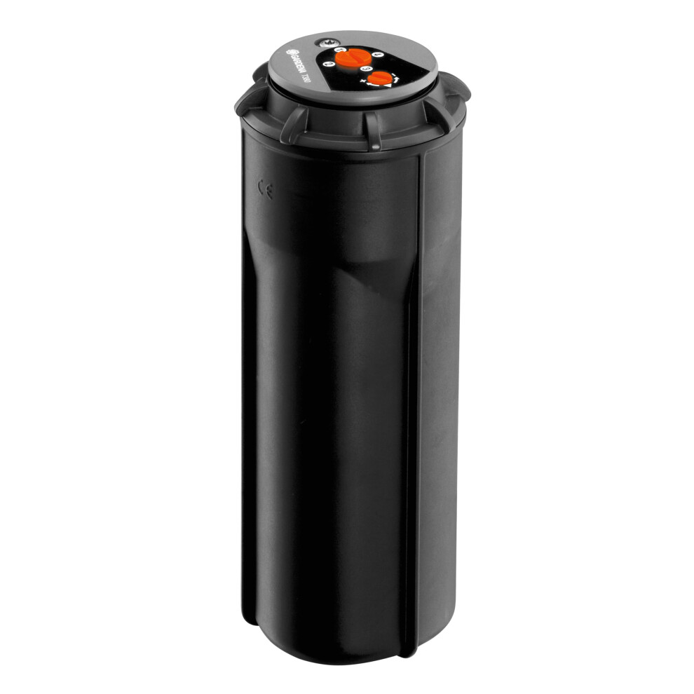 Gardena Sprinklersystem Turbo-driven Pop-up Sprinkler T 380: Watering system for large lawn areas of up to 380 m?, with adjustable range (6-11 m) and