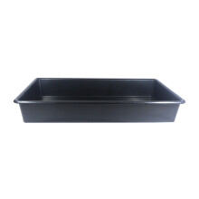 Britten & James 100 x 55cm Large Extra Deep Tray Black. Use in the garden, greenhouse, for hydroponics, oil drain tray, for muddy boots, litter tray