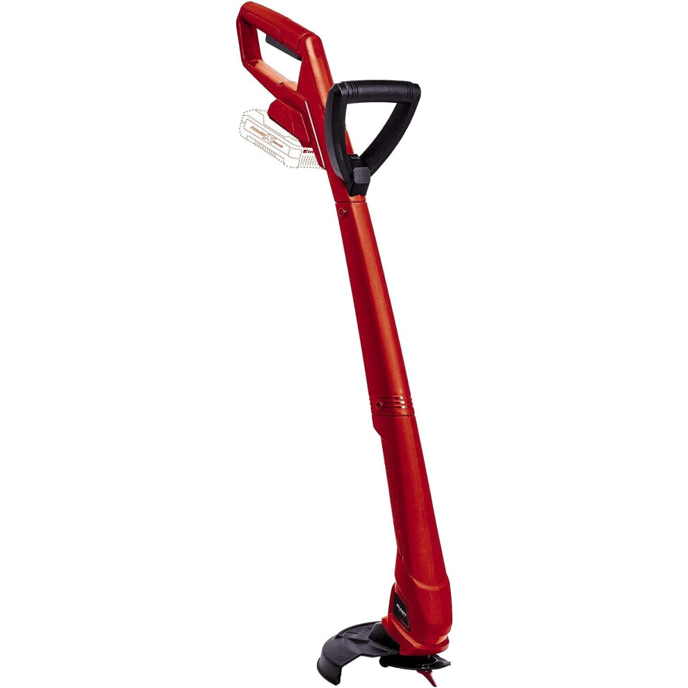 Einhell Power X-Change Lightweight Cordless Strimmer - 18V Battery Grass Trimmer, 24cm Cutting Width, Includes 20 x Blades - GC-CT 18/24 Li P Solo